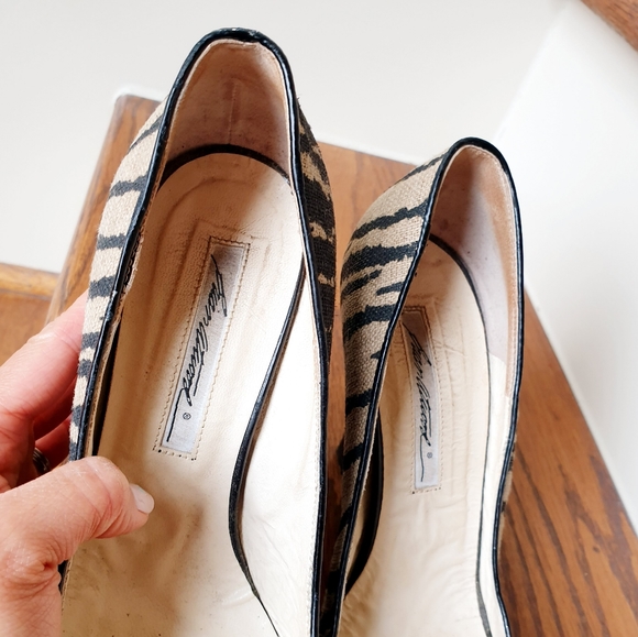 ⚡Brian Atwood Zebra Animal Print Wedges⚡ - Picture 6 of 11